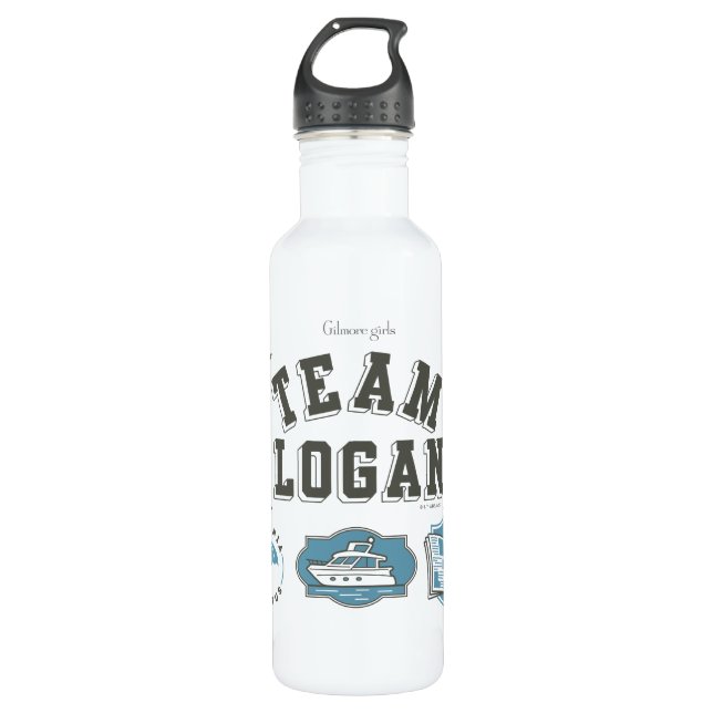 Team Logan Gilmore Girls Design Edelstahlflasche (Vorderseite)