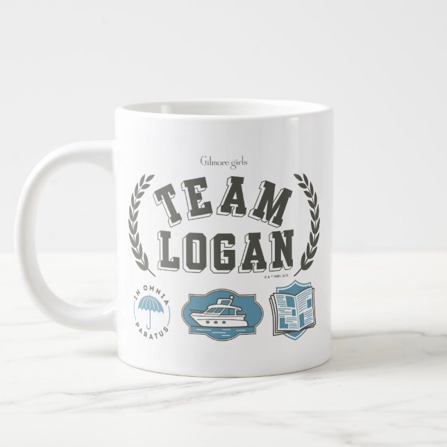 Team Logan Gilmore Girls Design Jumbo-Tasse (Links)