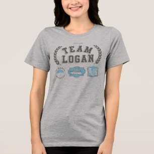 Team Logan Gilmore Girls Design Tri-Blend Shirt