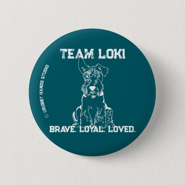 Team Loki Button (Vorderseite)