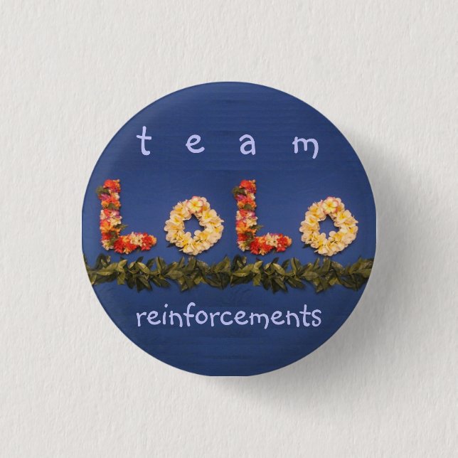 Team lolo Verstärkungen Button (Vorderseite)