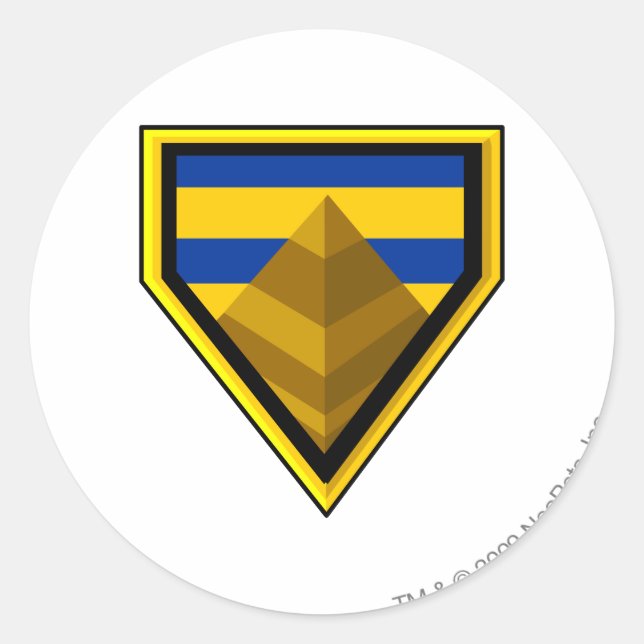 Team Lost Wüste Logo Runder Aufkleber (Vorderseite)