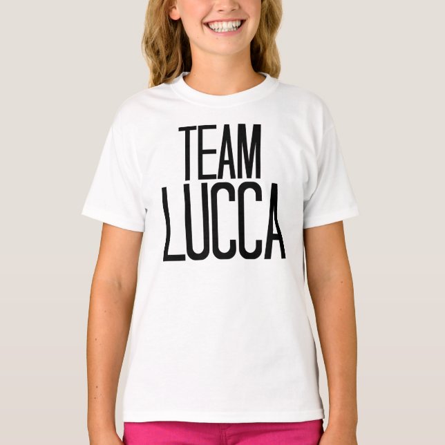 Team-Lucca-T - Shirt im Weiß (Vorderseite)