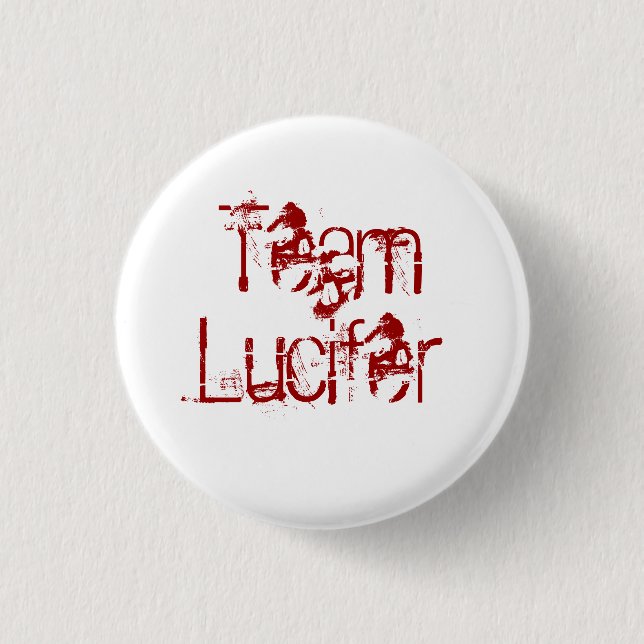 Team Lucifer Knopf Button (Vorderseite)