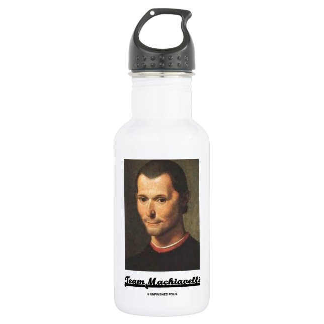 Team Machiavelli Trinkflasche (Vorderseite)