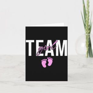Team Mädchen 2026 Geschlecht enthüllung Baby Ankün Karte