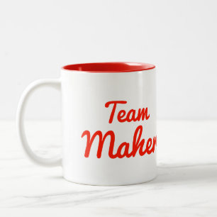Team Maher Zweifarbige Tasse