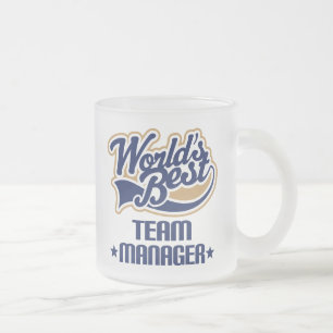 Team-Manager-Geschenk Mattglastasse
