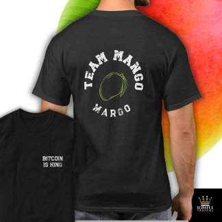 TEAM Mango Modernes Gymnastikhemd EDITABLE Name T-Shirt