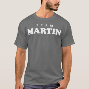 Team Martin Personalisiert Familienname Bräuche Fa T-Shirt