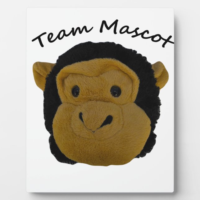 Team-Maskottchen Fotoplatte (Vorderseite)