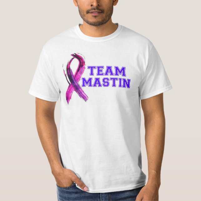 TEAM MASTIN pankreatischer Krebs-T - Shirts (Vorderseite)