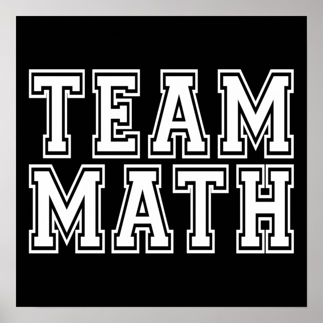 Team Math Poster (Vorne)