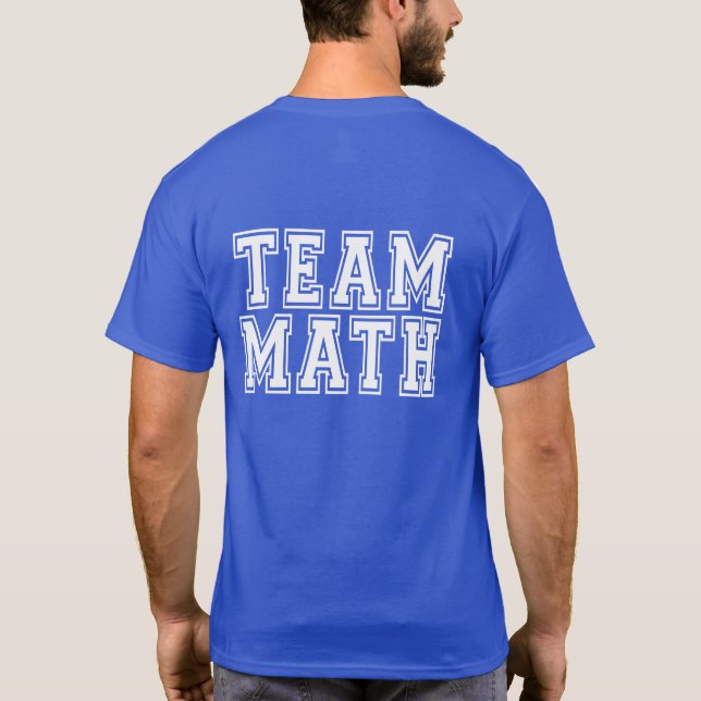 Team Math T-Shirt (Rückseite)