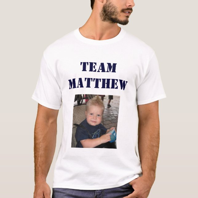 Team Matthew - erwachsener Mann T-Shirt (Vorderseite)