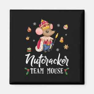 Team Maus Nussknacker Weihnachtstanz Spaß Soldat  Magnet