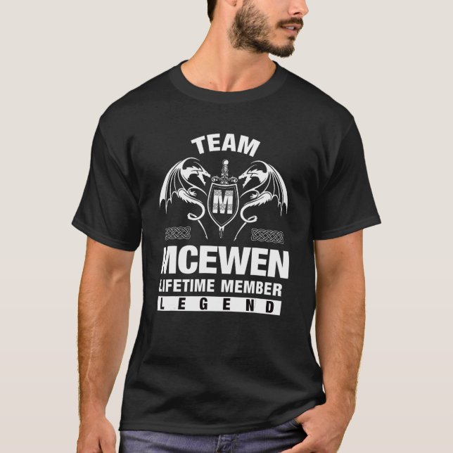 Team Mcewen Lebenslanges Mitglied T-Shirt (Vorderseite)