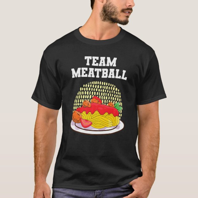Team Meatball Spaghetti und Meatballs T-Shirt (Vorderseite)