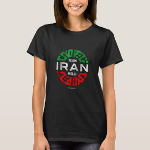TEAM MELLI IRAN farsi T-Shirt