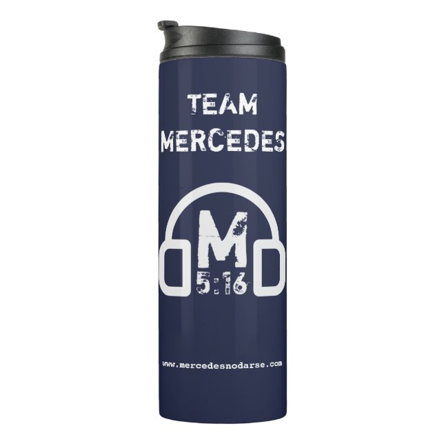 Team-Mercedes-Thermaltrommel Thermosbecher (Nach rechts gedreht)