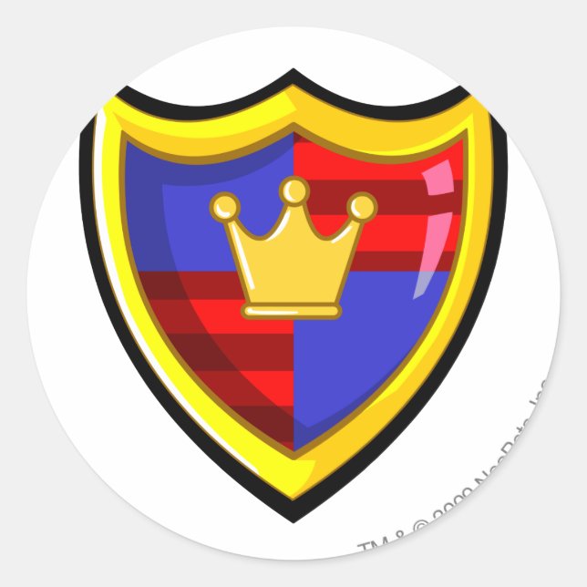 Team Meridell Logo Runder Aufkleber (Vorderseite)