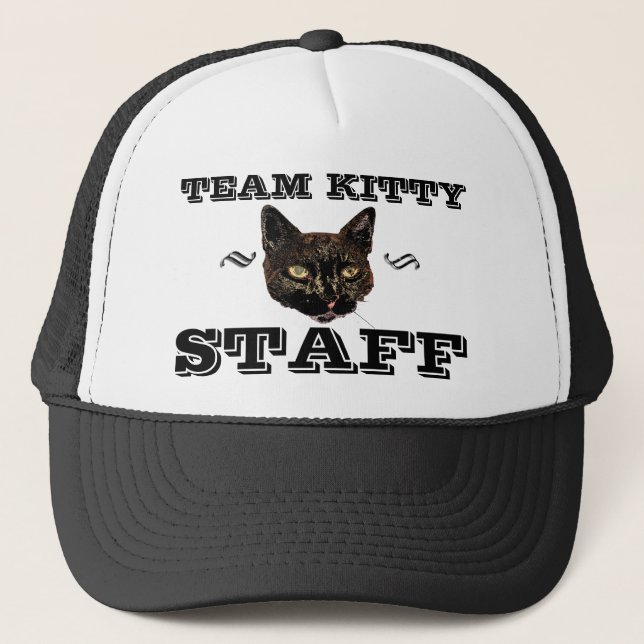 Team-Miezekatze PERSONAL Truckerkappe (Vorderseite)
