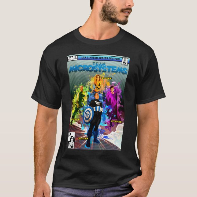 Team-Mikrosystems-Comic #1 T-Shirt (Vorderseite)