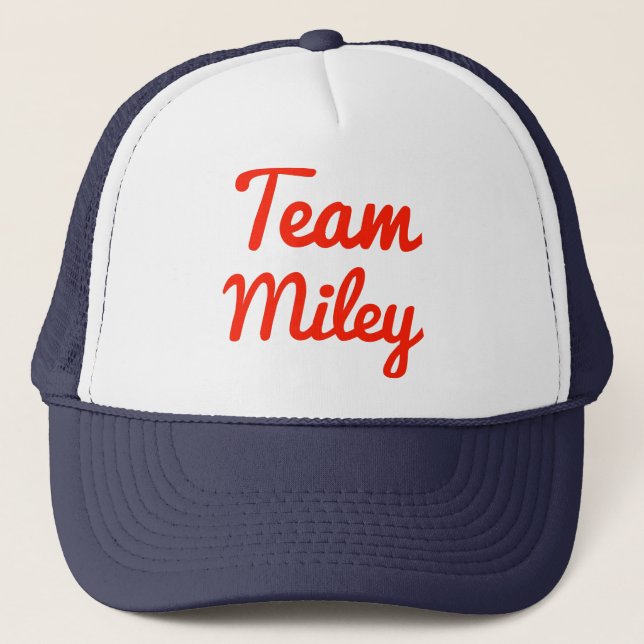 Team Miley Truckerkappe (Vorderseite)