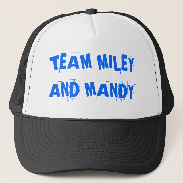 TEAM MILEY UND MANDY TRUCKERKAPPE (Vorderseite)