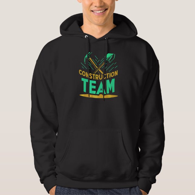 Team-Mitarbeiter-Team-Team-Arbeit Hoodie (Vorderseite)