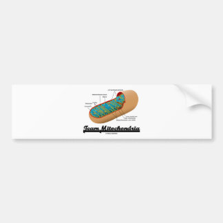 Team-Mitochondrien (Mitochondrion Spaß) Autoaufkleber