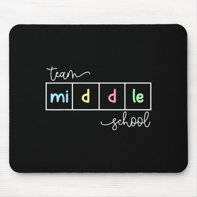 Team Mittelschulgruppe Mittelschullehrer Mousepad (Vorne)