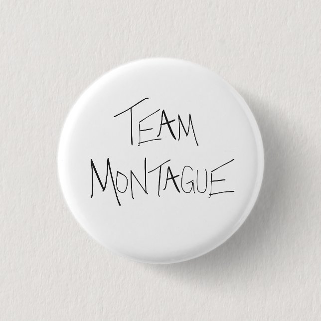 Team Montague Button (Vorderseite)