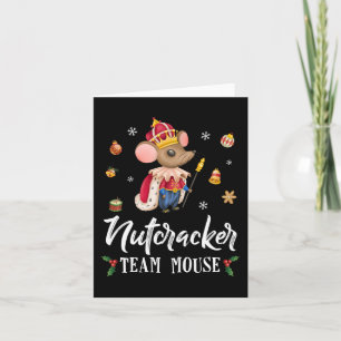 Team Mouse Nutcracker Weihnachts-Tanz Spaß Soldier Karte