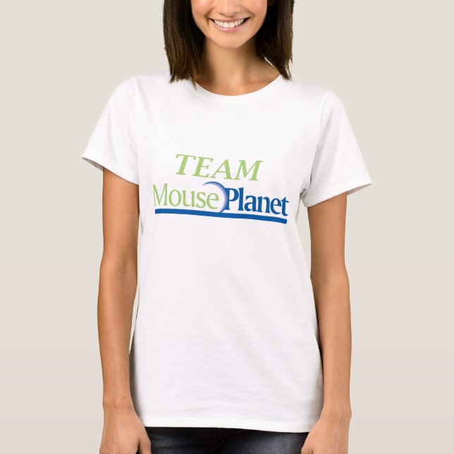 Team MousePlanet T - Shirt der Frauen mit Mikrofas (Vorderseite)