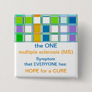 Team MS Sensibilisierungsknöpfe für Multiple Skler Button