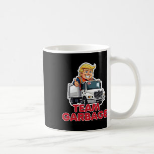Team Müll Donald Trump 2025 Wahl Lustig Kaffeetasse