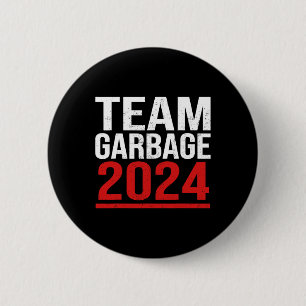 Team Müll für Trump 2024 Wahlen 2024 Abstimmung fü Button