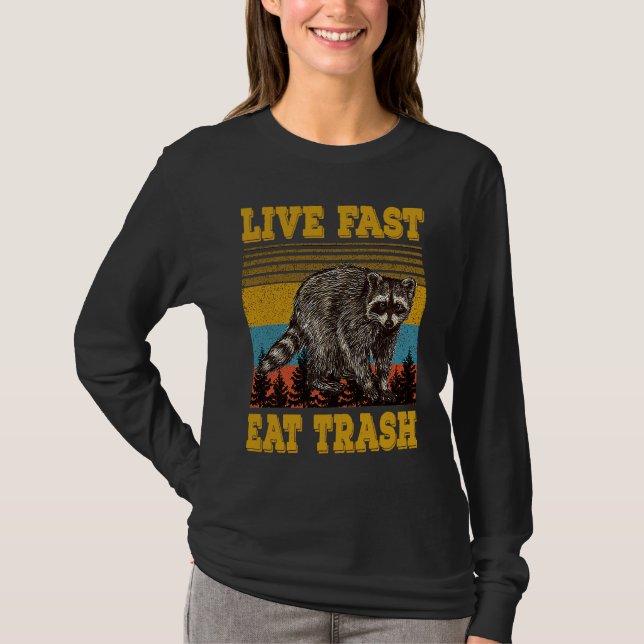 Team Müll Opossum Waschbär T-Shirt (Vorderseite)