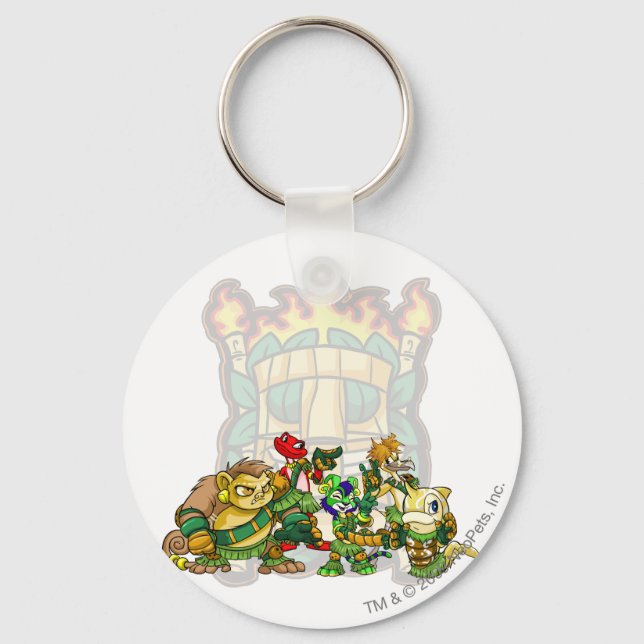 Team Mystery Island Group Schlüsselanhänger (Vorderseite)