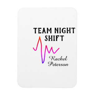 Team-Nachtschwester Arzt medizinischer Name Herz l Magnet