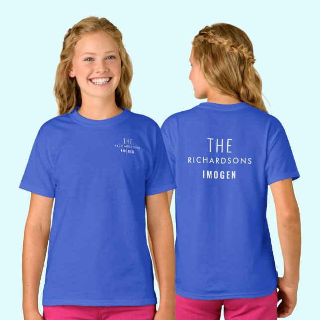 Team Name Family Sports Partys Gameswear T-Shirt (Von Creator hochgeladen)