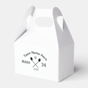 Team Name hier geben Name Nummer Ball Paddle Golf Geschenkschachtel