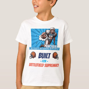 [Team Name]'s Gridiron Berserker #44 Anpassbar T-Shirt