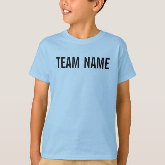 TEAM-NAME UND ZAHL T-Shirt