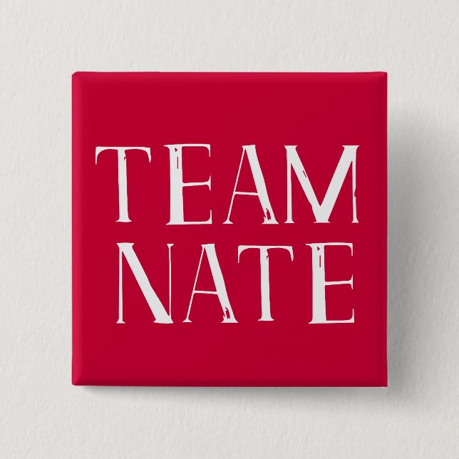 Team Nate Button (Vorderseite)