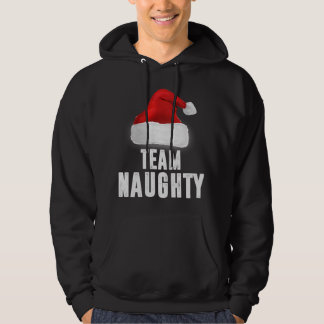 Team Naughty Funny Christmas Pajama Familie Matchi Hoodie