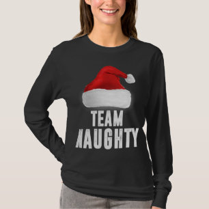 Team Naughty Funny Christmas Pajama Familie Matchi T-Shirt