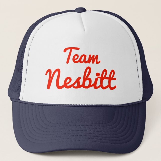 Team Nesbitt Truckerkappe (Vorderseite)