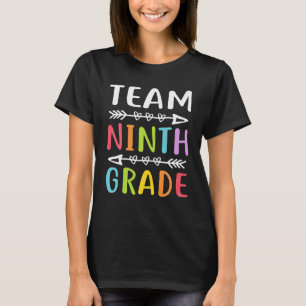 Team Neunte Klasse Lehrer Student Zurück T-Shirt